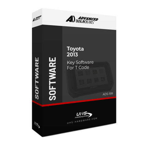 Advanced Diagnostics - ADS199 - 2013 - Toyota Key Software For T Code - PRO Level Only - Category B