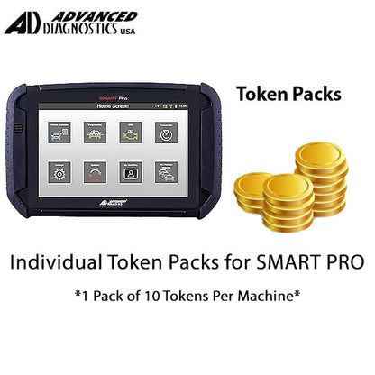 Advanced Diagnostics - Token Packs for the SMART Pro Key Programmer (10) - (Machine Sold Separately)
