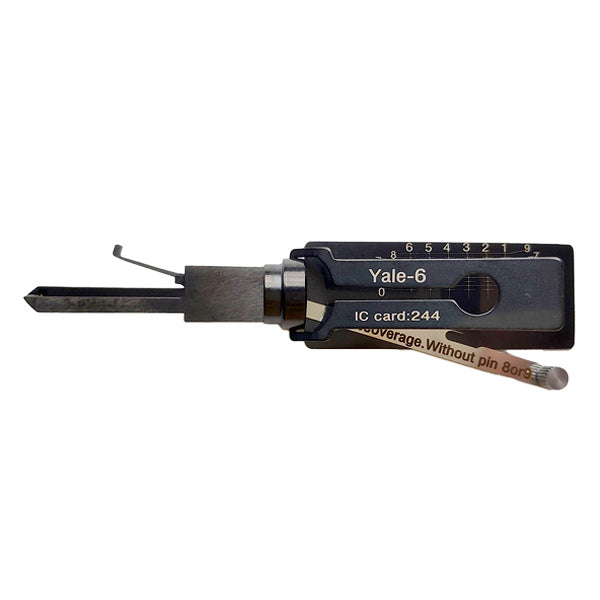 AKK - Yale 6 / 2-in-1 / Pick and Decoder - 6-Pin - Rim Cylinder