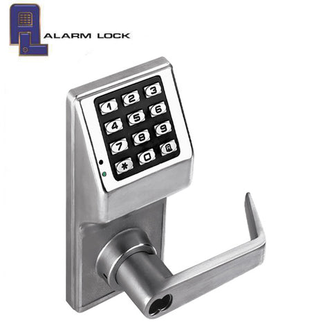 Alarm Lock Trilogy - DL2700IC - T2 Keypad Lever Lock - LFIC Prepped for Sargent - 26D - Satin Chrome - Grade 1