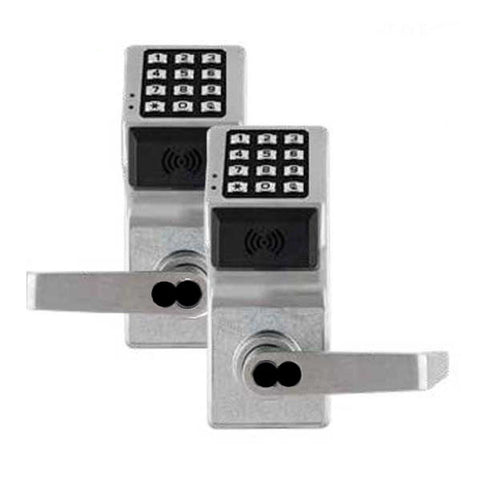 Alarm Lock Trilogy - PDL6300 - Double Sided Digital PROX Lever Set - Networx - IC -  Wireless & Ethernet Feature - 26D - Satin Chrome