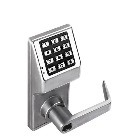 Alarm Lock Trilogy - DL2700IC - T2 Keypad Lever Lock - LFIC Prepped for Sargent - 26D - Satin Chrome - Grade 1
