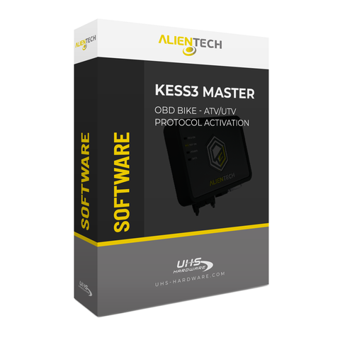 Alientech - KESS3 Master Software - OBD Bike - ATV/UTV Protocol Activation - Includes 12 Month Subscription ( Machine Sold Separately )