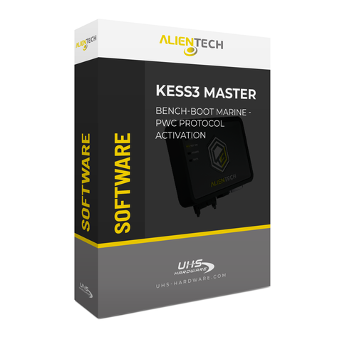 Alientech - KESS3 Master Software - Bench-Boot Marine - PWC Protocol Activation - Includes 12 Month Subscription ( Machine Sold Separately )