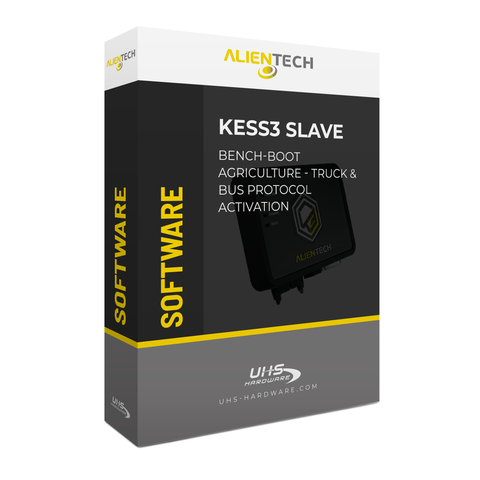 Alientech - KESS3 Master Software - Bench-Boot Slave Activation - Agriculture - Construction - Semi Truck - Bus