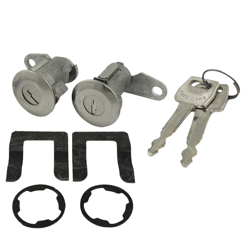 1965-1991 Ford / DP-42-101 / Coded / Pin Tumbler Door Set / DL1550 (ASP)