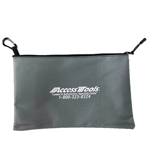 Access Tools - Heavy-Duty Grey Carrying Case - Attached Spring Hook Locksmith Tool Case - Tearproof