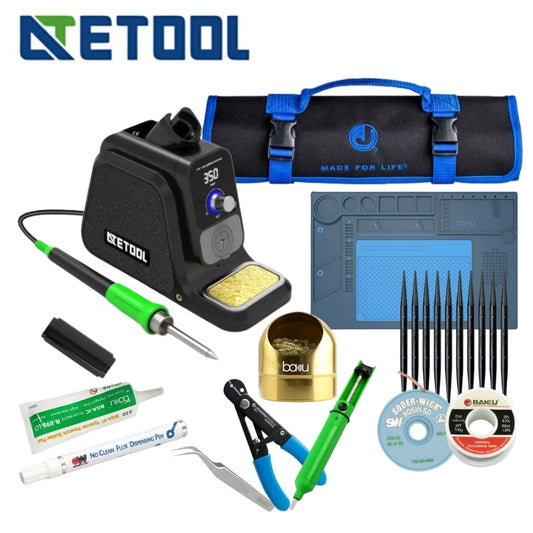 ATETOOL - 12 Piece Soldering Kit Consisting of Complete Solution for Any Soldering Job