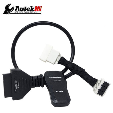 Autek Bypass Cable For Toyota - Compatible With Keysim 8A-BA and 4A Smart Key Box with 30 Pins models - Proximity Key Programmer