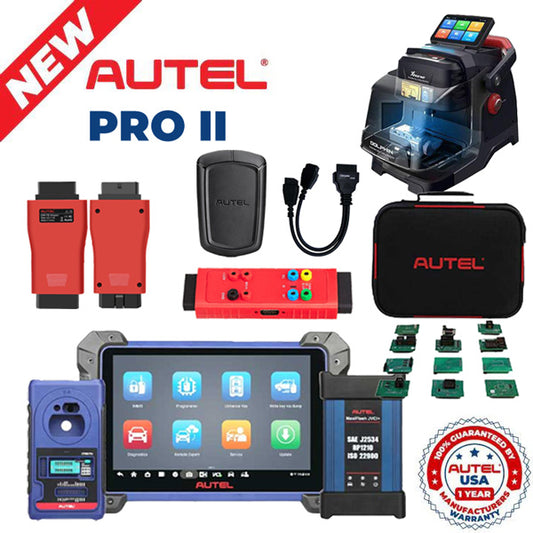 Autel - IM608 PRO II + Dolphin XP-005L + G-BOX3 + IMKPA & More! - Complete Automotive Cut and Program Bundle