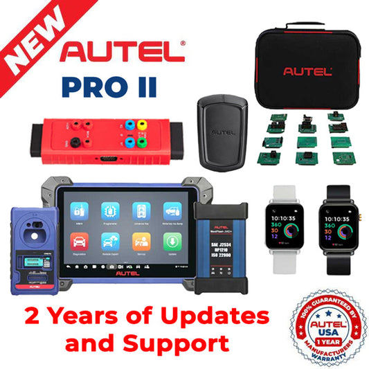 Autel - IM608 PRO II 2 Years of Updates + G-BOX3 + APB112 + IMKPA + 2x OTOFIX Smart Watch - Automotive Programming Bundle