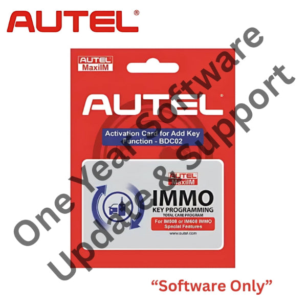 IMMO1YRUP Software for BMW Key Programming on Autel IM508 & IM608