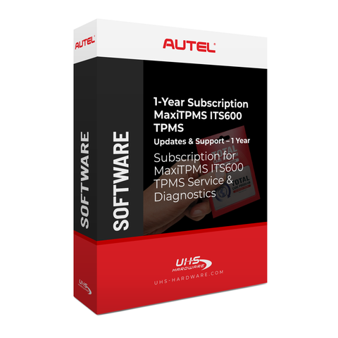 Autel - TCP - MaxiTPMS ITS600 - TPMS Service and Diagnostics - Updates & Support Sub - 1 YEAR - ( machine sold separately )