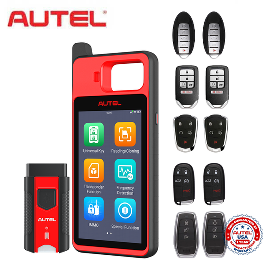 AUTEL - KM100 & Universal Key Tool & Generator with MaxiVCI V200 Kit + 8 Autel Universal Keys