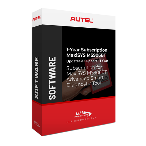 Autel - MaxiSYS MS906BT - Advanced Smart Diagnostic Tool - Updates & Support Sub - 1 YEAR - ( machine sold separately )