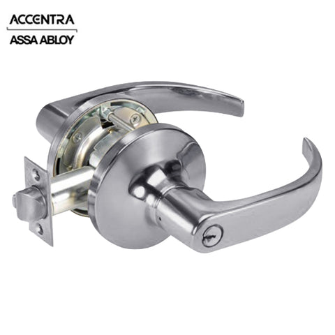 Complete YALE PB5407LN-626 package, including lock body, Pacific Beach lever, keys, and installation components.