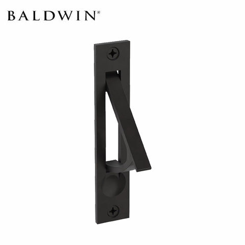 Baldwin - 0465 - Edge Pull - 190 - Satin Black