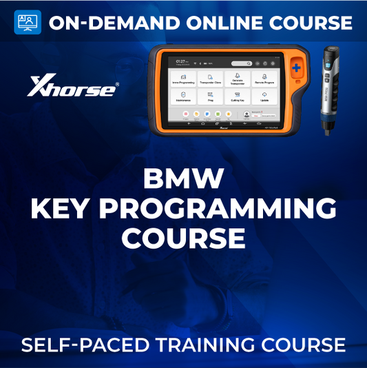 Recorded On-Demand Training - BMW Key Programming using Xhorse Key Tool Plus Course