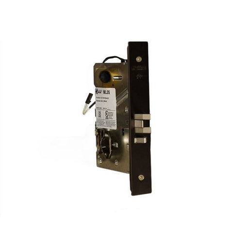 Command Access - ML05 - Electrified Mortise Lever Set - Fail Secure - Storeroom - 12VDC - Oil Rubbed Bronze - Grade 1