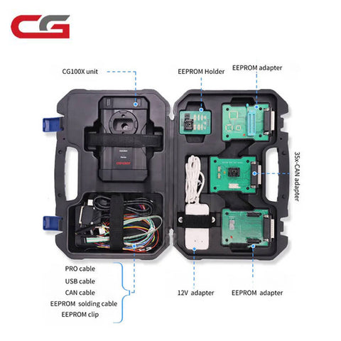 CGDI - CG100X - Programmer & Airbag Reset Tool - Milage Adjustment - Chip Reading Support MQB