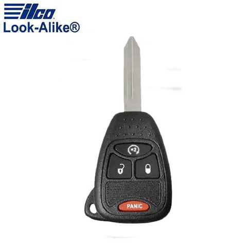Ilco - 2007-2018 Chrysler - CHRY-RHK4B2 - 4-Button Remote Head Key SHELL (AFTERMARKET)