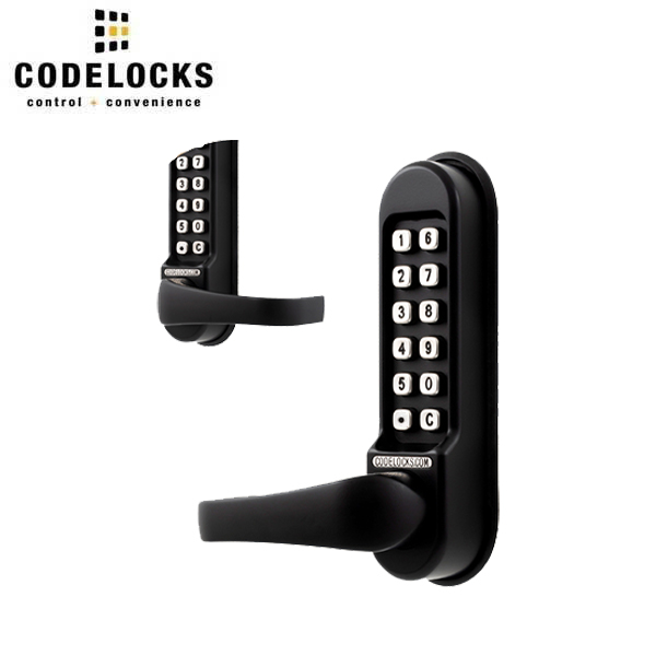 CodeLocks - CL515 - Mechanical Lock - Heavy Duty - Optional Backset - Tubular Mortise Latchbolt - Passage Function - Double Sided - Optional Finish