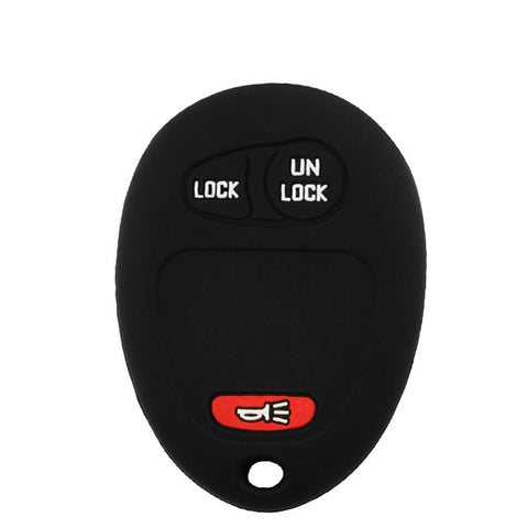 2001-2012 Chevrolet GMC Hummer Isuzu / 3-Button Remote Keyless Entry Key Silicone Cover / L2C0007T (AFTERMARKET)