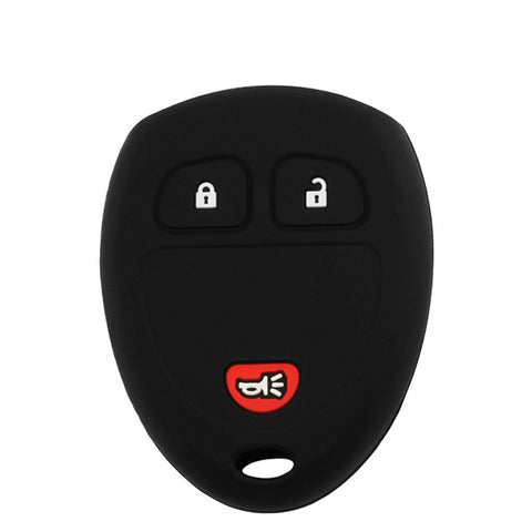 2007-2015 Buick Cadillac Chevrolet GMC Saturn / 3-Button Remote Keyless Entry Key Silicone Cover / OUC60270 (AFTERMARKET)
