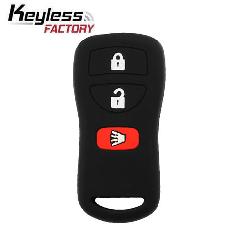 2002-2010 Nissan Infinity / 3-Button Remote Keyless Entry Key Silicone Cover / KBRASTU15 (AFTERMARKET)