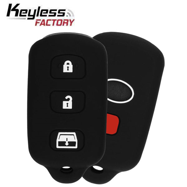 1999-2009 Toyota / 4-Button Remote Keyless Entry Key Silicone Cover / HYQ1512Y (AFTERMARKET)
