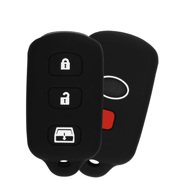 1999-2009 Toyota / 4-Button Remote Keyless Entry Key Silicone Cover / HYQ1512Y (AFTERMARKET)