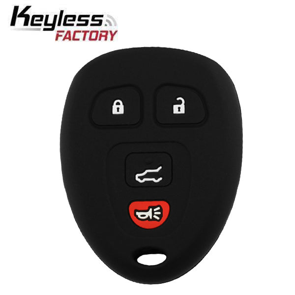 2007-2015 Buick Cadillac Chevrolet GMC Saturn / 4-Button Remote Keyless Entry Key Silicone Cover / OUC60270 (AFTERMARKET)