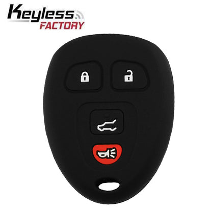2007-2015 Buick Cadillac Chevrolet GMC Saturn / 4-Button Remote Keyless Entry Key Silicone Cover / OUC60270 (AFTERMARKET)