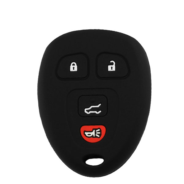 2007-2015 Buick Cadillac Chevrolet GMC Saturn / 4-Button Remote Keyless Entry Key Silicone Cover / OUC60270 (AFTERMARKET)