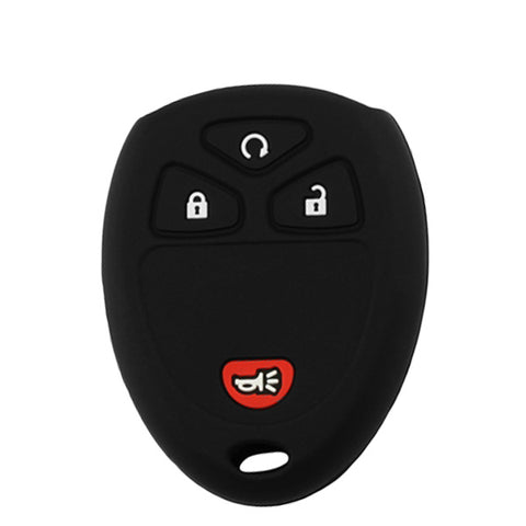 2007-2016 Buick Cadillac Chevrolet GMC Saturn / 4-Button Remote Keyless Entry Key Silicone Cover / OUC60270 (AFTERMARKET)