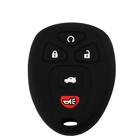 2006-2013 Buick Cadillac Chevrolet / 5-Button Remote Keyless Entry Key Silicone Cover / OUC60270 (AFTERMARKET)
