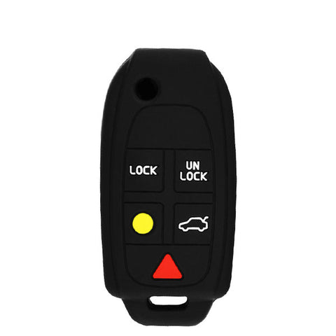 2003-2014 Volvo / 5-Button Remote Keyless Entry Key Silicone Cover / LQNP2T-APU (AFTERMARKET)