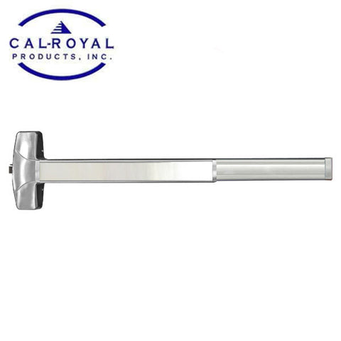 Cal-Royal - A7700EO36 - Rim Exit Device - Satin Stainless Steel - Fire Rated - Grade 1