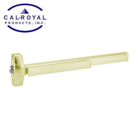 Cal-Royal - A7700EO36 - Rim Exit Device - Polished Brass - Fire Rated - Grade 1