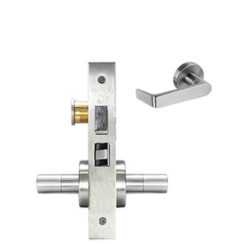 Cal-Royal - NM8456ss - Sectional Trim Corridor Mortise Lock - Right Handed Handling - US26D Satin Chrome Plated - Grade 1