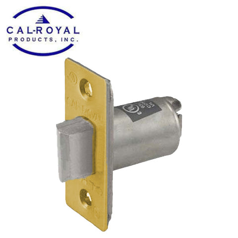 Cal-Royal - 2 3/8" - Spring Latch for Lever Lock - Passage Function - US3 - Gold
