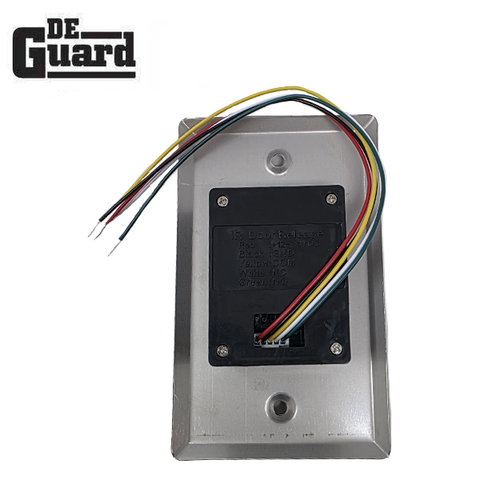 Contactless No Touch - Door Exit Button - Rectangle - Stainless Steel Plate - NO/NC/COM -  12VDC