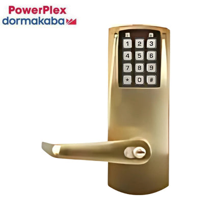 Dormakaba PowerPlex P2032XSLL-613-41 electronic cylindrical lock front view
