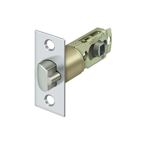 Deltana - Square Adjustable Latch Entry - 2-3/8" Backset - 1 3/8" - 2" Door Thickness -  Satin Chrome
