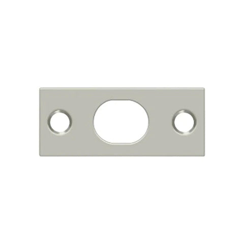 Deltana - Strike Plate For Extension Flush Bolt - Satin Nickel