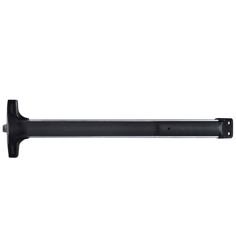 Detex - V4008BN - Wide Stile Rim Exit Device - Classroom Lever - Hex Dogging - 48-inches - Satin Aluminum