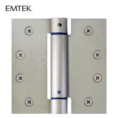 EMTEK - 9501414 - Pair of Heavy Duty Ball Bearing Hinges - Square Corners - 4" x 4" - Polished Nickel