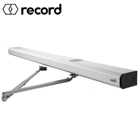 Record - HA7 - Low Profile Swing Door Operator - PUSH & PULL Arms - Non Handed - For Single Interior Doors (Up to 48") - Clear Finish
