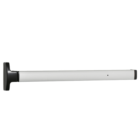 Falcon - 1692NL-OP - Concealed Vertical Rod Exit Device - Narrow Stile Pushpad - 42" - Grade 1 - US28 - Satin Aluminum Clear Anodized
