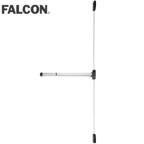Falcon - 19-V-EO SP28 4FT-R - Surface Vertical Rod Exit Device - 48" - SP28 - Powder Coated Aluminum - RHR
